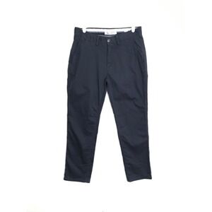 Fat Face Trouser Pants Mens Size 32S Navy Blue Straight Leg Casual Preppy Chino